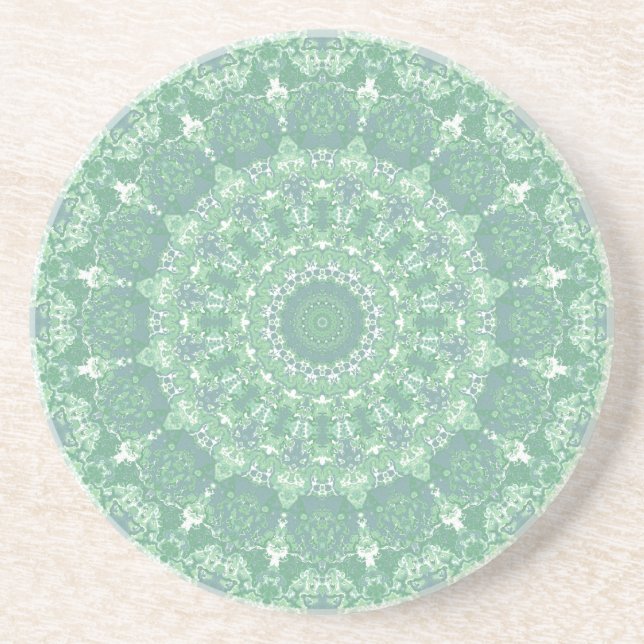 Posavasos Calidoscopio Verde (Frente)