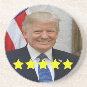Posavasos Calificación de aprobación del presidente Donald T