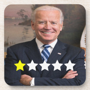 Posavasos Calificación de aprobación del presidente Joe Bide