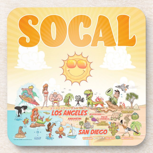 Posavasos California del Sur (Frente)