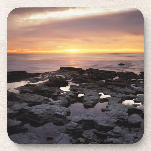 Posavasos California, San Diego, Sunset Cliffs, Atardecer 6 (Frente)