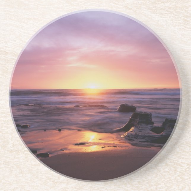 Posavasos California, San Diego, Sunset Cliffs, Sunset 4 (Frente)