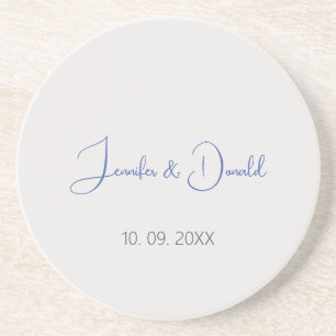 Posavasos Caligrafía moderna clásica personal sencilla