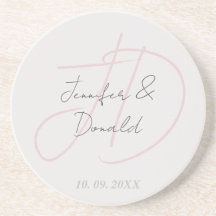 Caligrafía moderna monograma de letra clásica