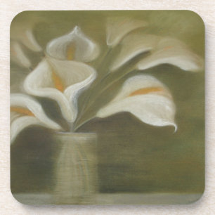 Posavasos Calla Corta Flores En Una Vida Artística Vase