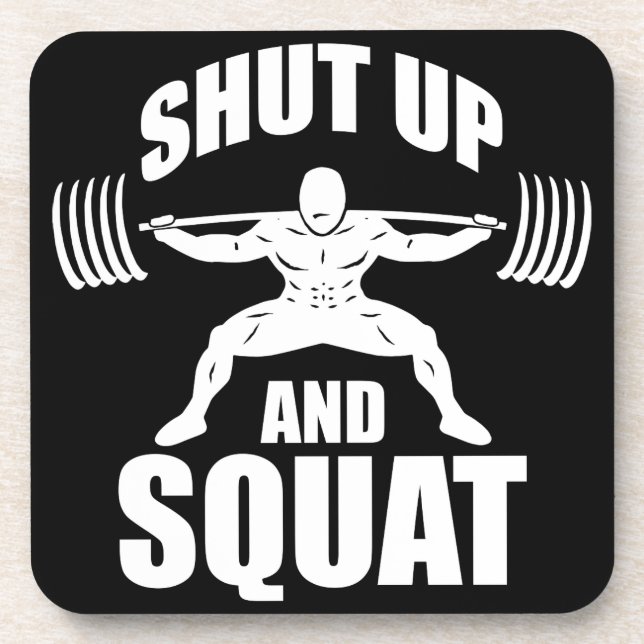Posavasos Cállate Y Squat: Motivación De La Solución (Frente)