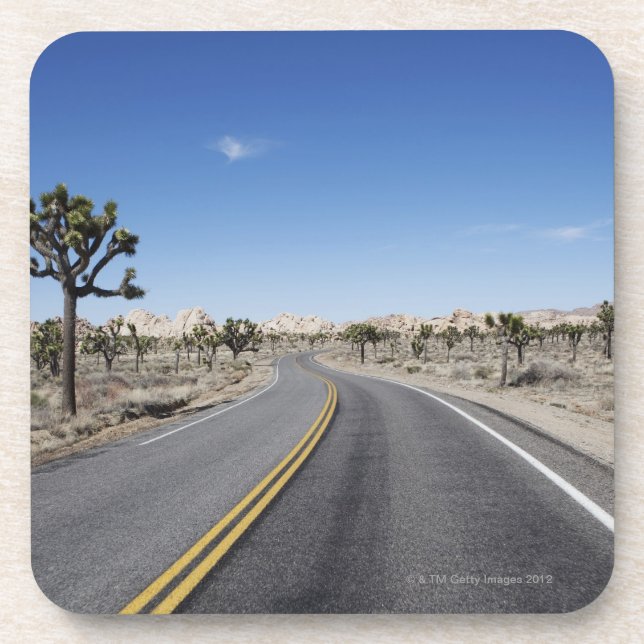 Posavasos calle apuesta en el medio del postre (Frente)