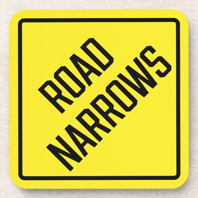 Posavasos Calle estrecha la montaña de plástico dura (Frente)