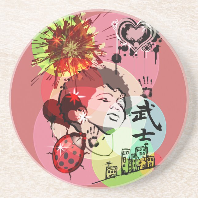 POSAVASOS CALLE GLAM-COASTER (Frente)