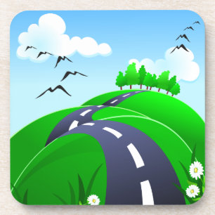 Posavasos Calle Hilly, montaña rusa