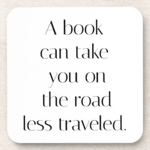 Posavasos Calle menos recorrida de la montaña de plástico du