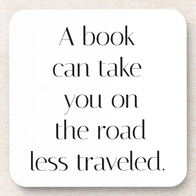 Posavasos Calle menos recorrida de la montaña de plástico du (Frente)