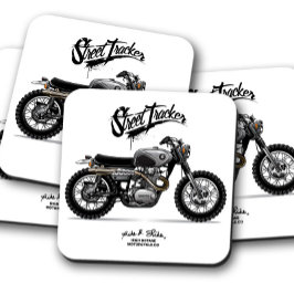 Posavasos Calle Tracker Coaster | Montaje de escoria de moto