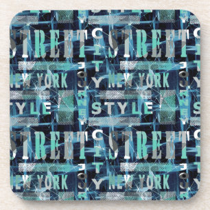 Posavasos Calle, urbana, estilo, ciudad, palabras, graffiti,