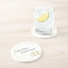 Posavasos Calma Mind Joyful Heart Buddha Cita
