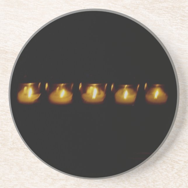 Posavasos Calor en la montaña rusa de la oscuridad (Frente)