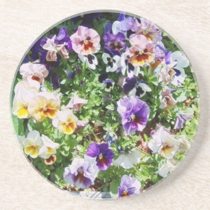 Posavasos Camas de las montañas de Pansies