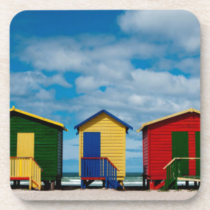 Posavasos Cambia de habitación. Playa Muizenberg, Ciudad del