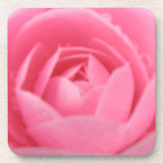 Posavasos Camellia Pink Cork Coaster (Frente)