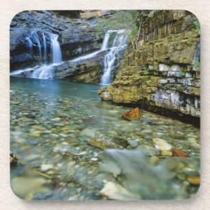 Posavasos Cameron Falls en el Parque Nacional Waterton Lakes