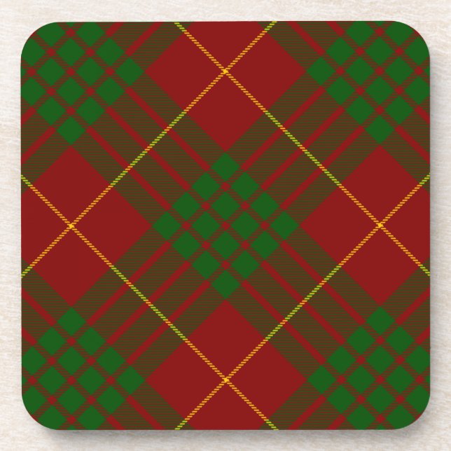 Posavasos Cameron tartan green (Frente)