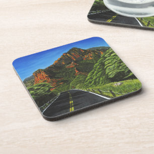 Posavasos Camino a deslizar las escayas plásticas de rock
