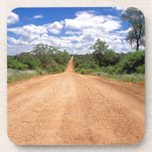 Posavasos Camino de tierra, Parque Nacional Kruger, Mpumalan