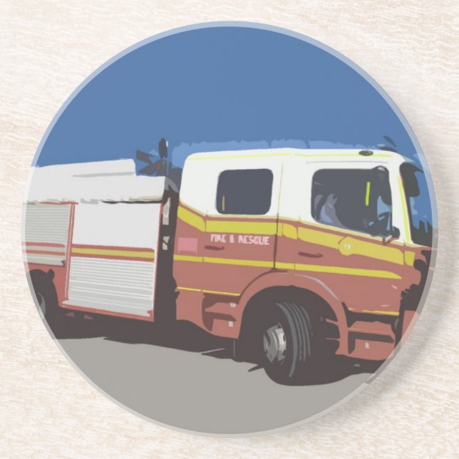 Posavasos Camión de bomberos (Frente)