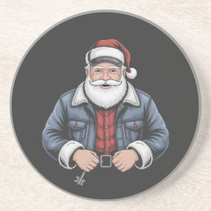 Posavasos Camionero Santa Claus Funny Truck Drik Navidades
