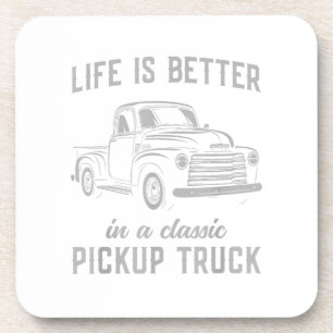 Posavasos Camioneta Clásica Tipo Hombre Vintage