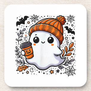 Posavasos Camiseta de Halloween para mujeres Fantasma de Hal