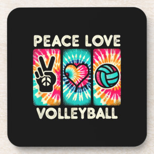Posavasos Camiseta de voleibol para adolescentes mujeres chi