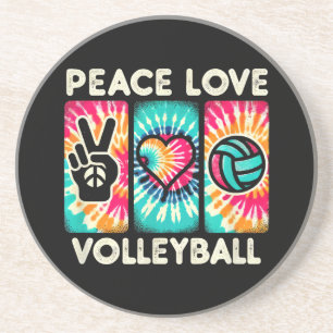 Posavasos Camiseta de voleibol para adolescentes mujeres chi