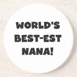 Posavasos Camisetas blancos y negros del Mejor-est Nana del