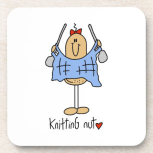 Posavasos Camisetas y regalos de Knitting Nut