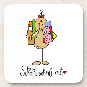Posavasos Camisetas y regalos de Scrapbooking Nut