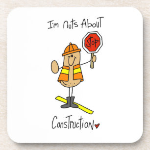 Posavasos Camisetas y regalos locos de construcción