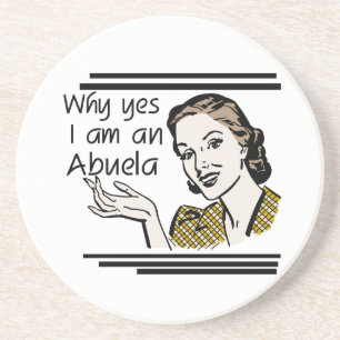 Posavasos Camisetas y regalos retros de Abuela