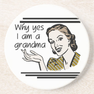Posavasos Camisetas y regalos retros de la abuela