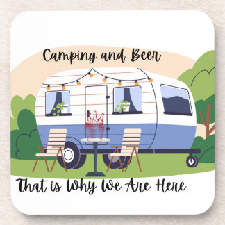 Posavasos Campamento y Cerveza Por qué estamos aquí en un 