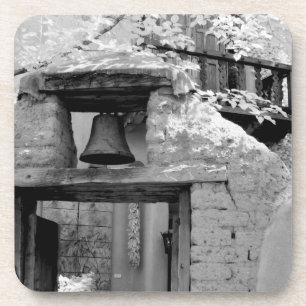 Posavasos Campana de adobe áspero en entrada, Santa Fe, Nuev