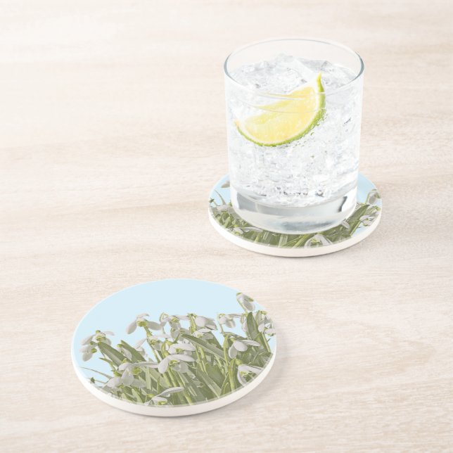 Posavasos Campanillas de invierno (Lado)