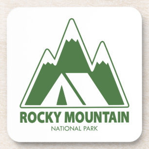 Posavasos Camping del Parque Nacional de las Montañas Rocky 