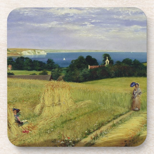 Posavasos Campo de maíz en la isla del Wight (Frente)