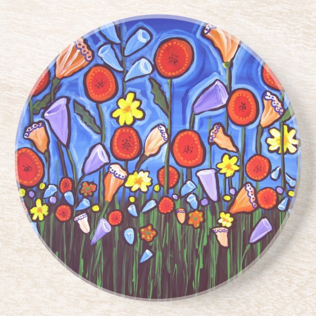Posavasos Campo de montaña rusa (Frente)