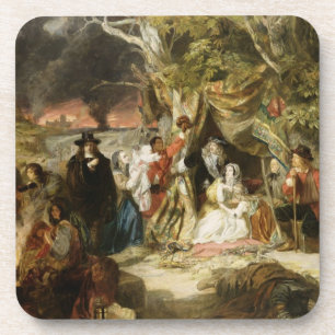 Posavasos Campos de T32191 Highgate durante el gran fuego de