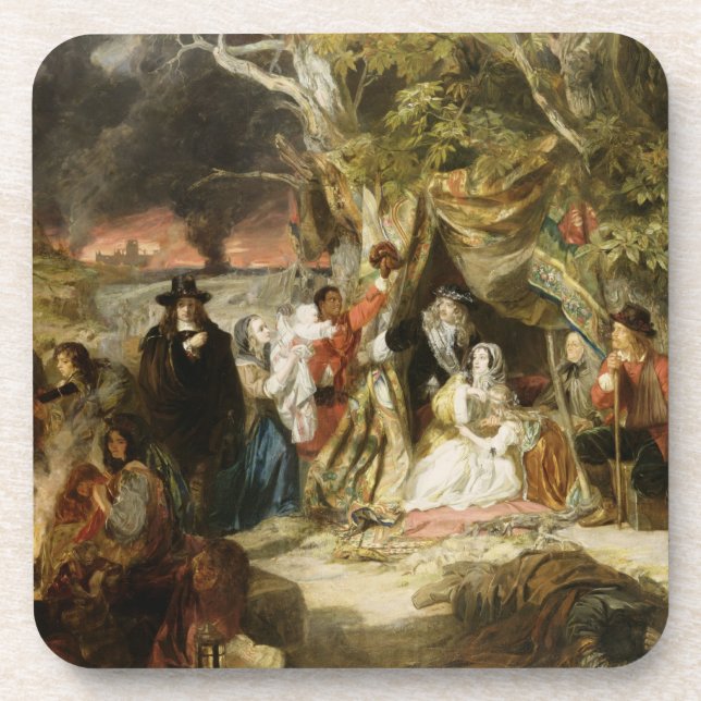 Posavasos Campos de T32191 Highgate durante el gran fuego de (Frente)