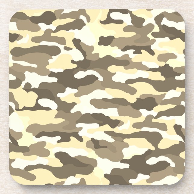 Posavasos Camuflaje del desierto (Frente)