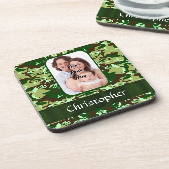 Posavasos Camuflaje verde (Lado Izquierdo)