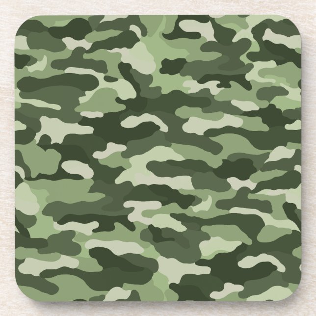 Posavasos Camuflaje verde (Frente)